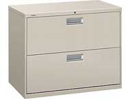 600 Series 2-Drawer Lateral File (Light Grey)